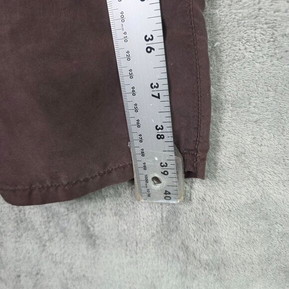 Womens Vintage Outbrook Brown 100% Silk 2 Piece Jacket & Pant Set Outfit Size S - Picture 13 of 14